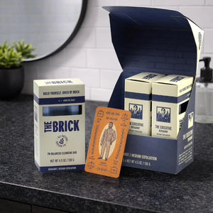 The Brick pH Balanced Soap Bar - The Executive (3-Pack)