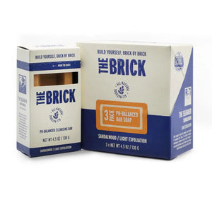 The Brick pH Balanced Soap Bar - The Seafarer (3-Pack)