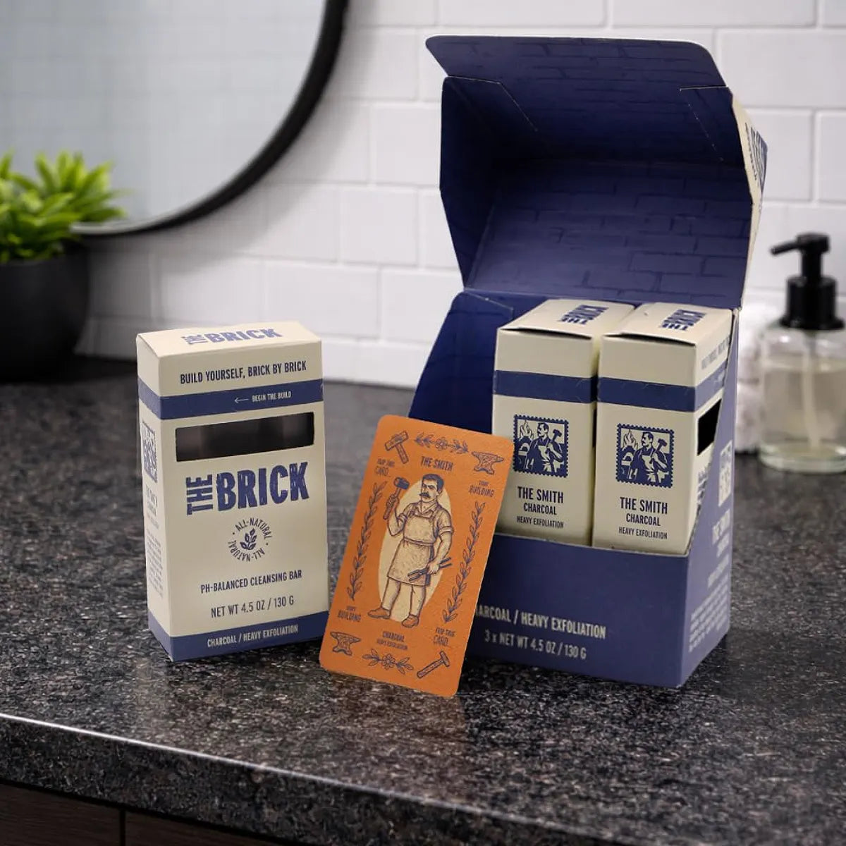 The Brick pH Balanced Soap Bar - The Smith (3-Pack)
